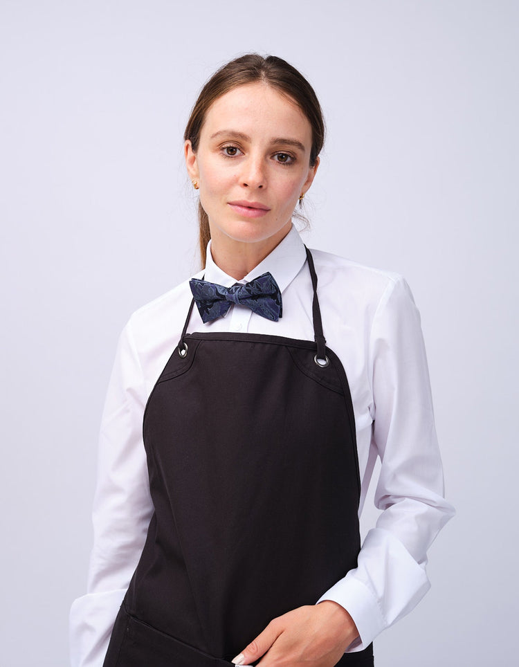 Black Bib Organic Cotton Apron - Gresham Blake Studios