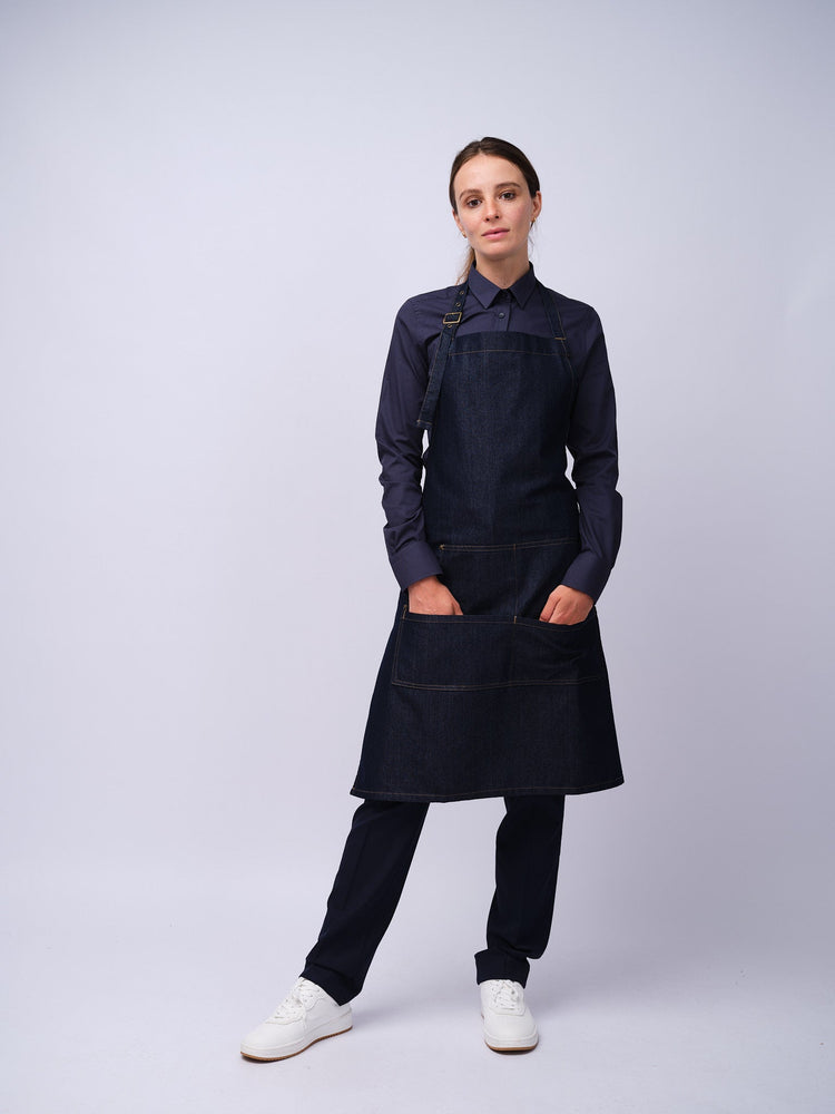 Indigo Denim Apron - Gresham Blake Studios