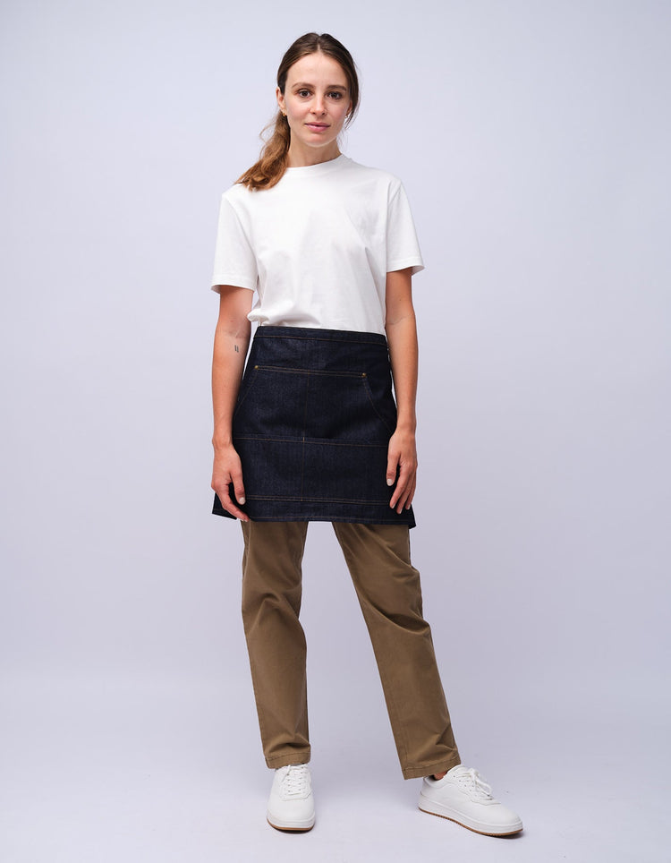Indigo Denim Waist Apron - Gresham Blake Studios