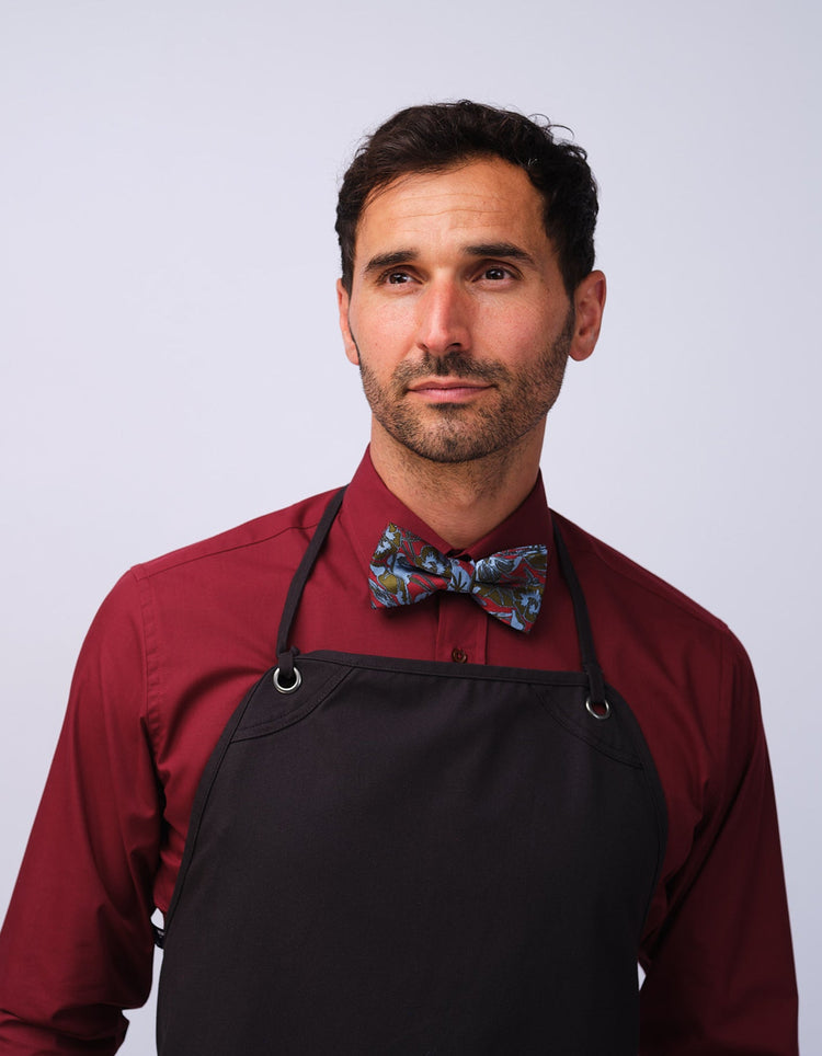 Mens Burgundy Kent Collar Shirt - Gresham Blake Studios