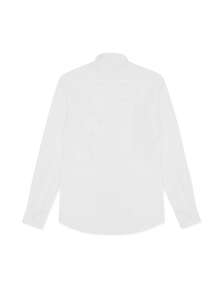Men's White Grandad Shirt - Gresham Blake Studios