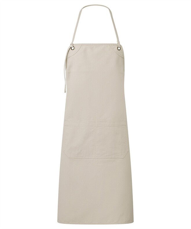 Natural Bib Organic Cotton Apron - Gresham Blake Studios