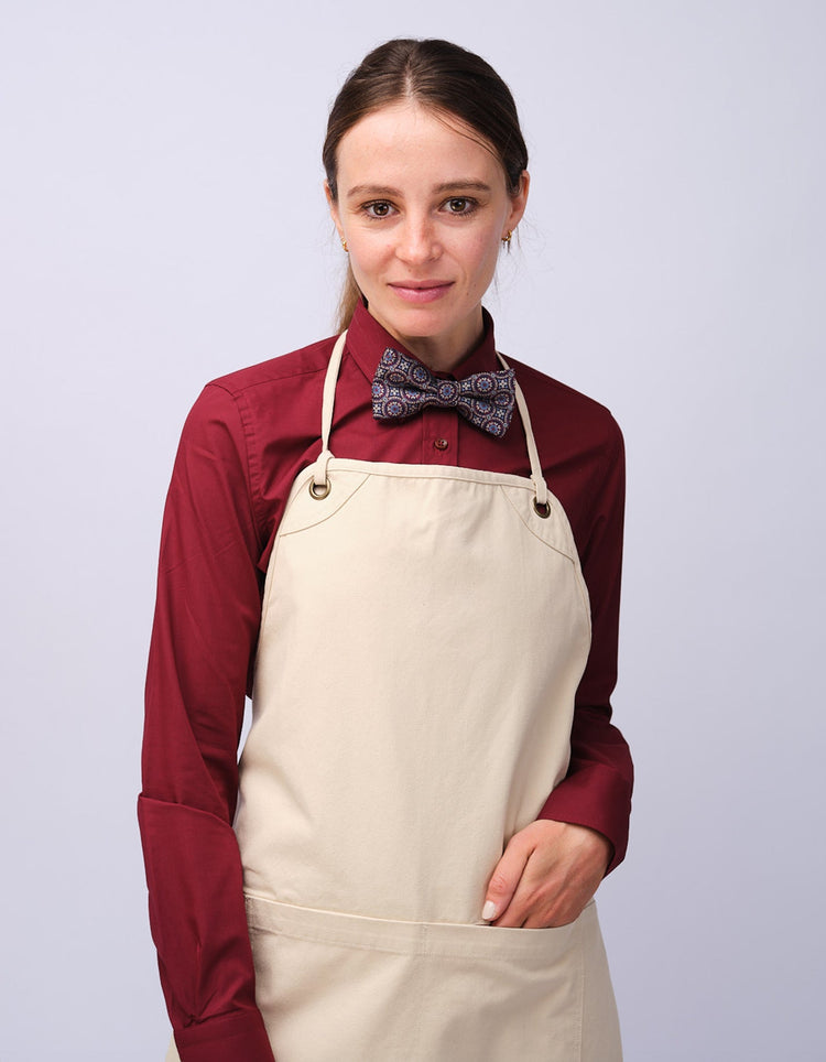 Natural Bib Organic Cotton Apron - Gresham Blake Studios