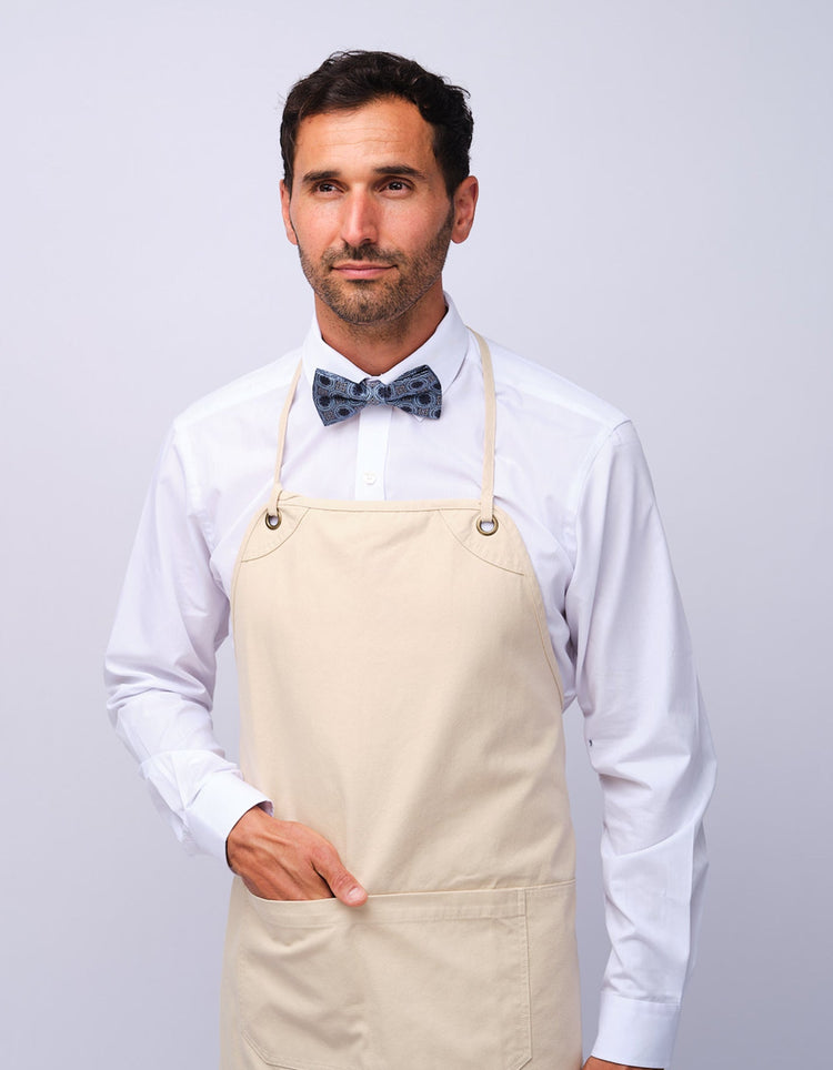 Navy Floral Tile Bow Tie - Gresham Blake Studios