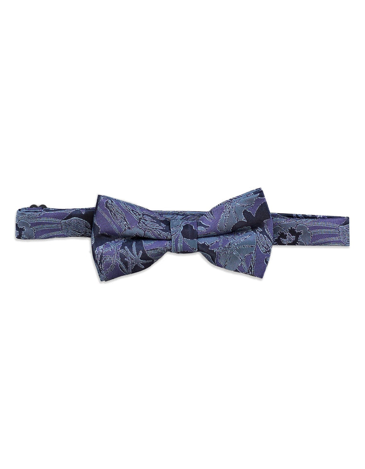 Navy Nasturtiums Bow Tie - Gresham Blake Studios