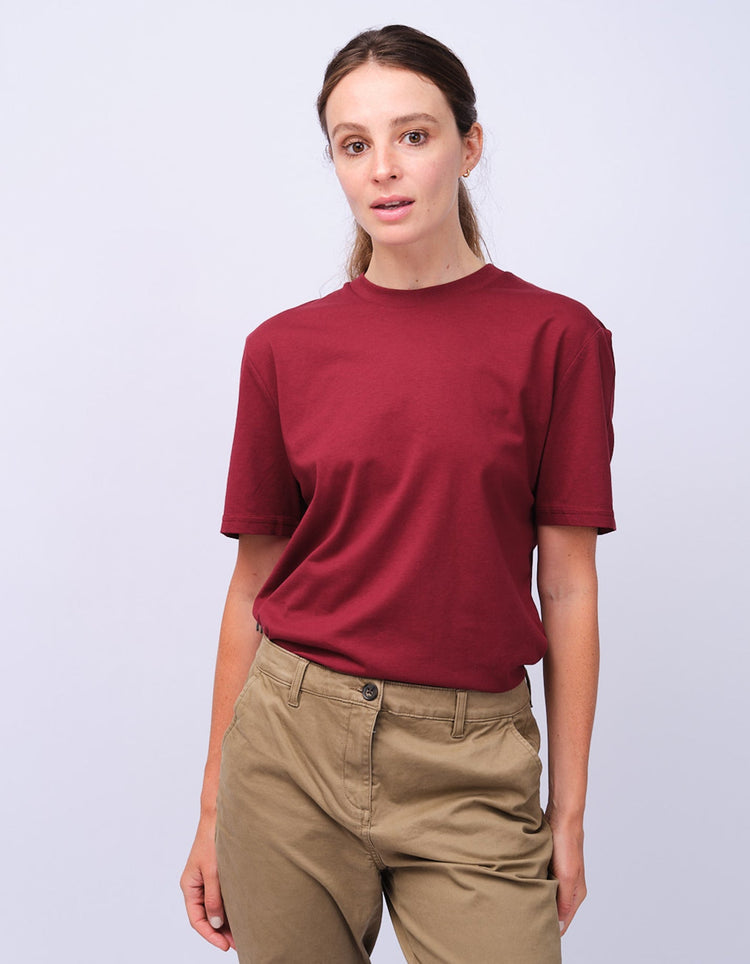 Unisex Burgundy Tshirt - Gresham Blake Studios