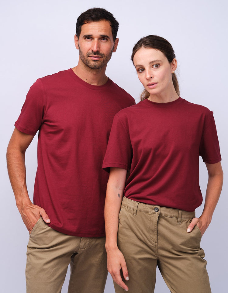 Unisex Burgundy Tshirt - Gresham Blake Studios