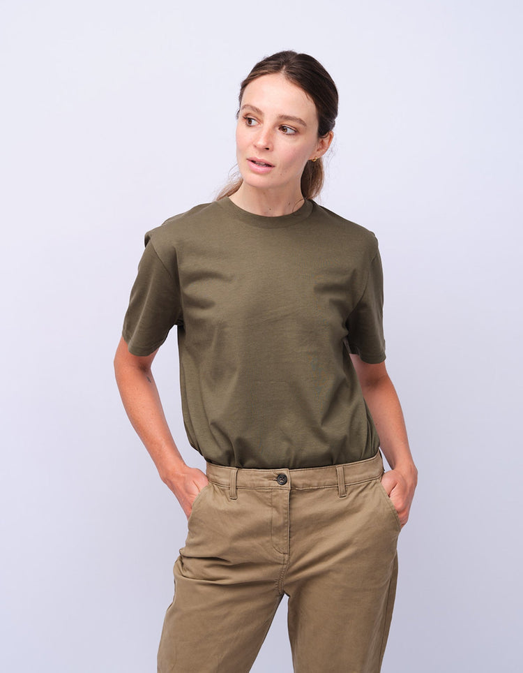 Unisex Khaki Tshirt - Gresham Blake Studios