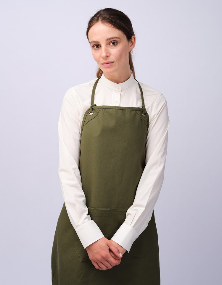 Womens Cream Grandad Shirt - Gresham Blake Studios