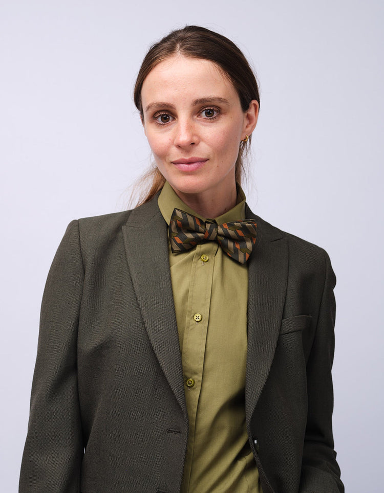 Womens Green Dot Suit Jacket - Gresham Blake Studios