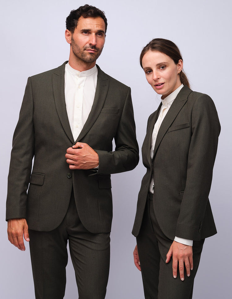 Womens Green Dot Tailored Trouser - Gresham Blake Studios