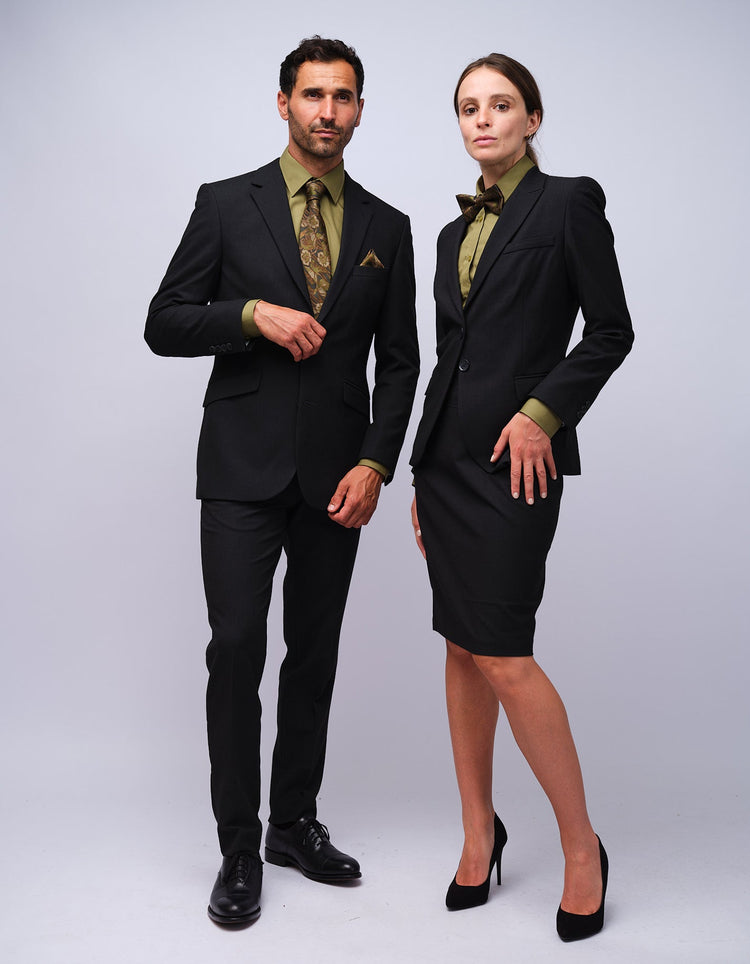 Womens Grey Dot Jacket - Gresham Blake Studios