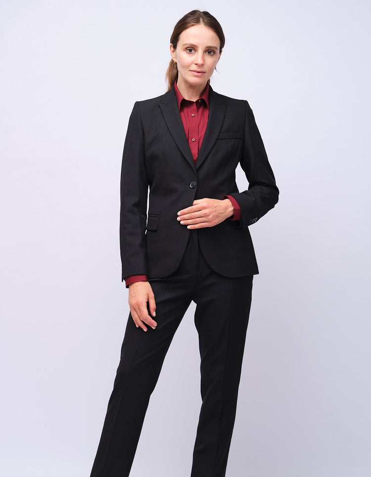 Womens Grey Dot Jacket - Gresham Blake Studios