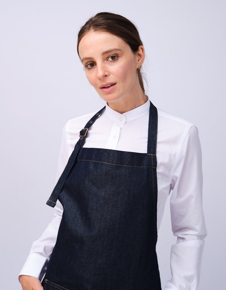 Women's White Grandad Shirt - Gresham Blake Studios