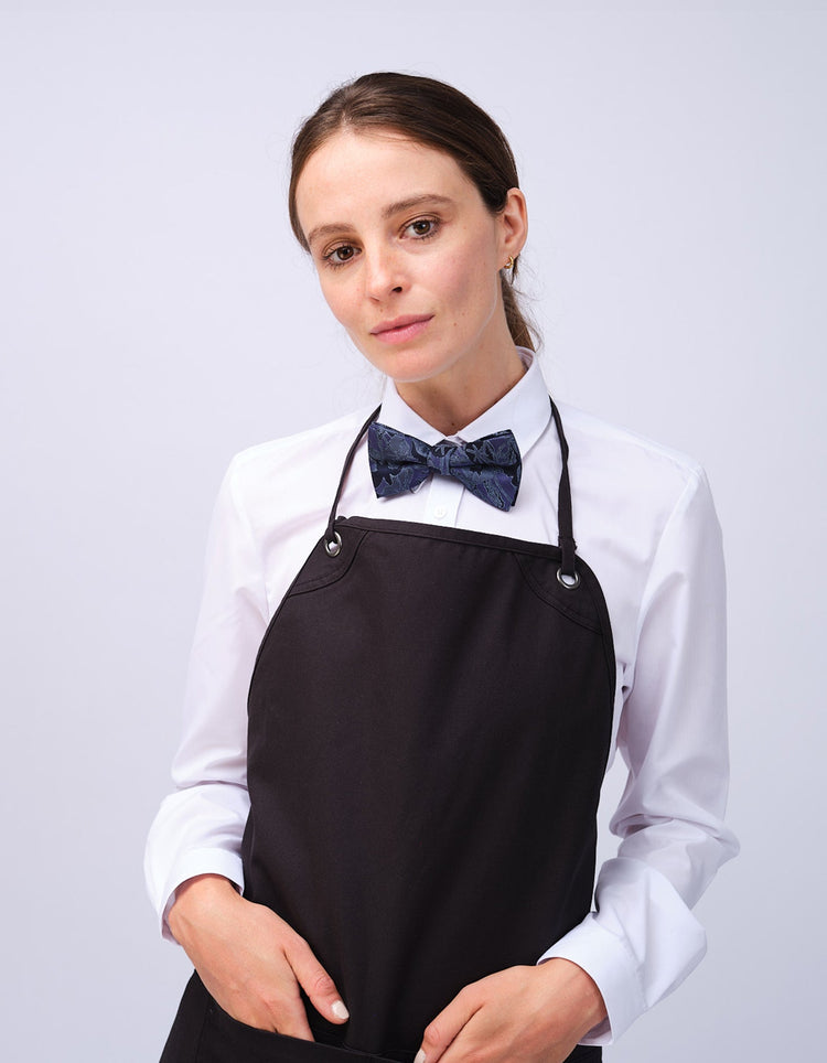 Black Bib Organic Cotton Apron - Gresham Blake Studios