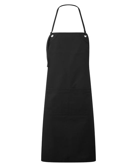 Black Bib Organic Cotton Apron - Gresham Blake Studios