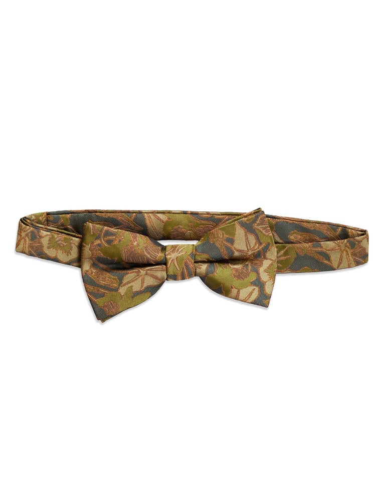 Green Nasturtiums Bow Tie - Gresham Blake Studios