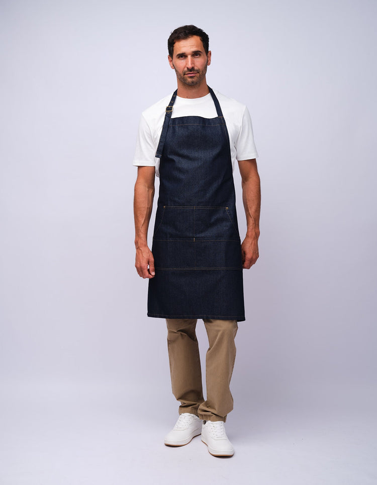 Indigo Denim Apron - Gresham Blake Studios