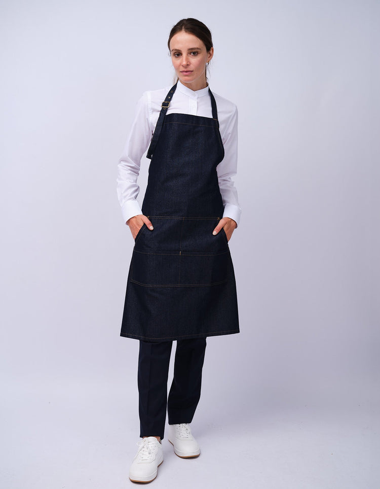 Indigo Denim Apron - Gresham Blake Studios