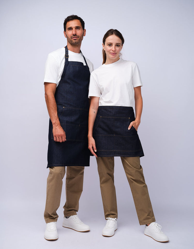 Indigo Denim Waist Apron - Gresham Blake Studios