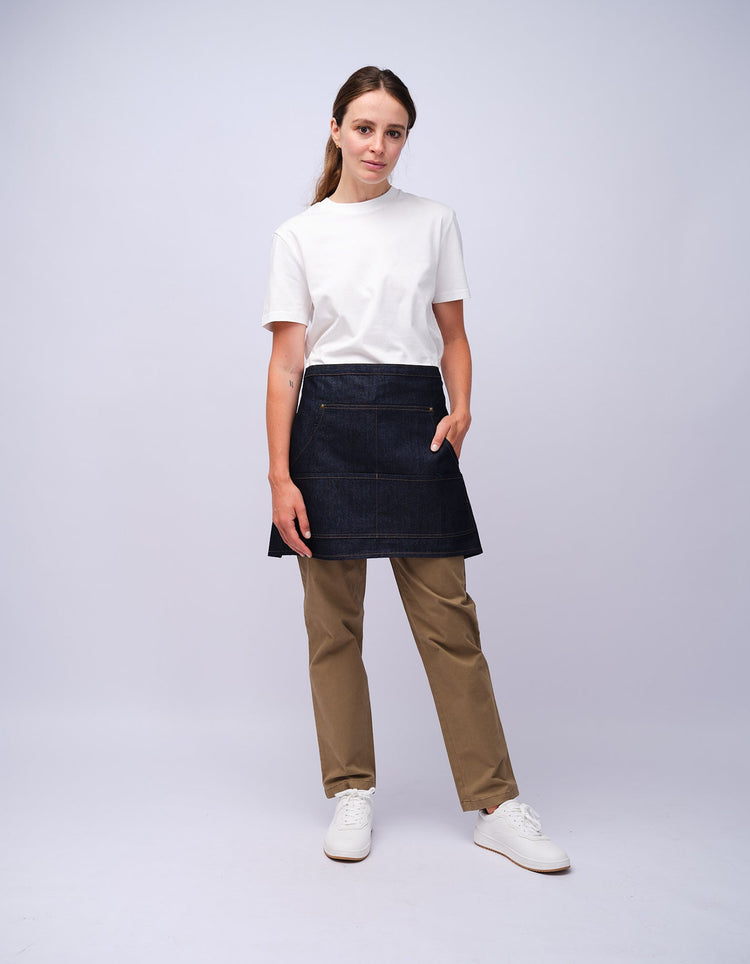 Indigo Denim Waist Apron - Gresham Blake Studios