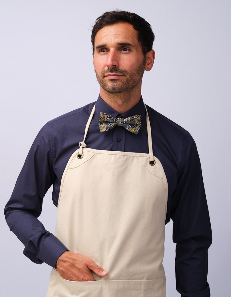 Mens Navy Kent Collar Shirt - Gresham Blake Studios