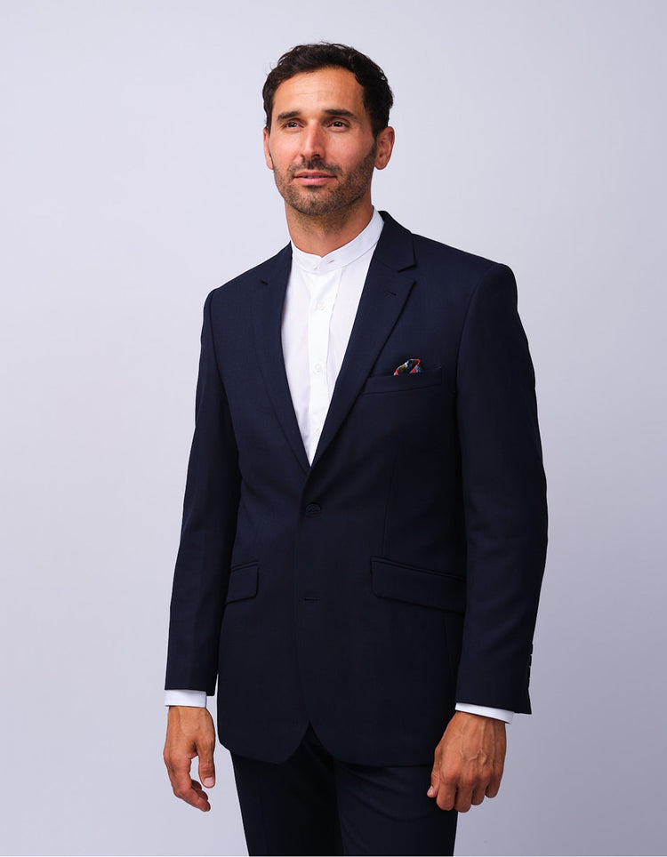 Men's White Grandad Shirt - Gresham Blake Studios