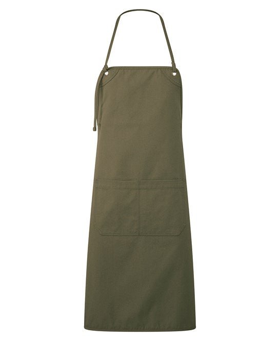 Olive Organic Cotton Bib Apron - Gresham Blake Studios