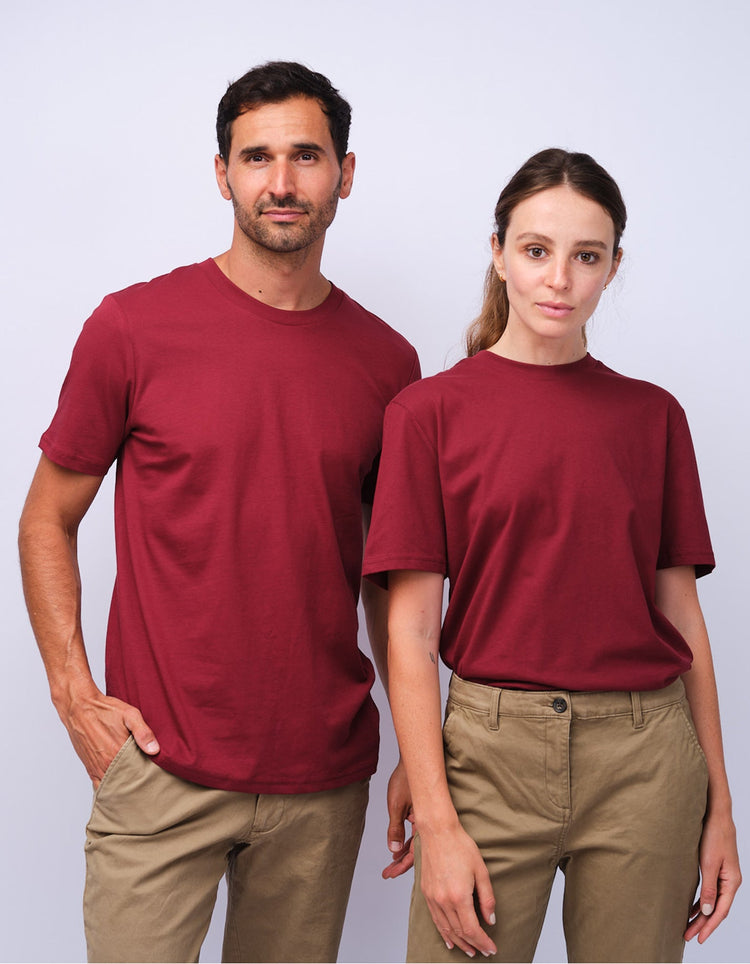 Unisex Burgundy Tshirt - Gresham Blake Studios