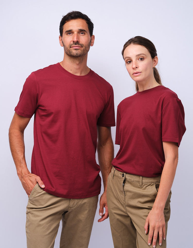 Unisex Burgundy Tshirt - Gresham Blake Studios