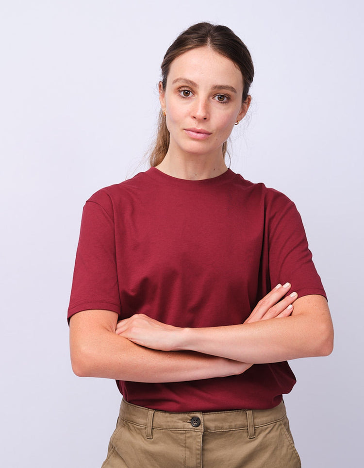 Unisex Burgundy Tshirt - Gresham Blake Studios