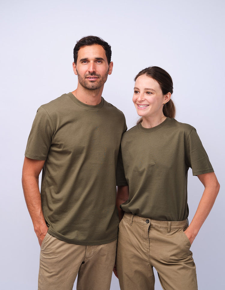 Unisex Khaki Tshirt - Gresham Blake Studios