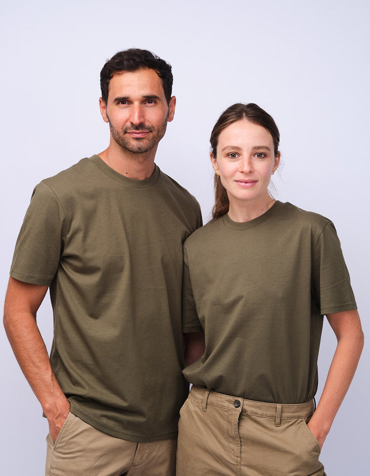 Unisex Khaki Tshirt - Gresham Blake Studios