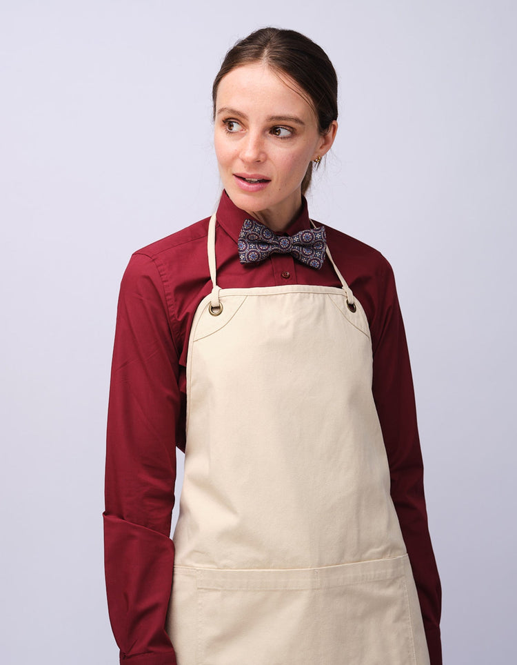 Womens Burgundy Kent Collar Shirt - Gresham Blake Studios