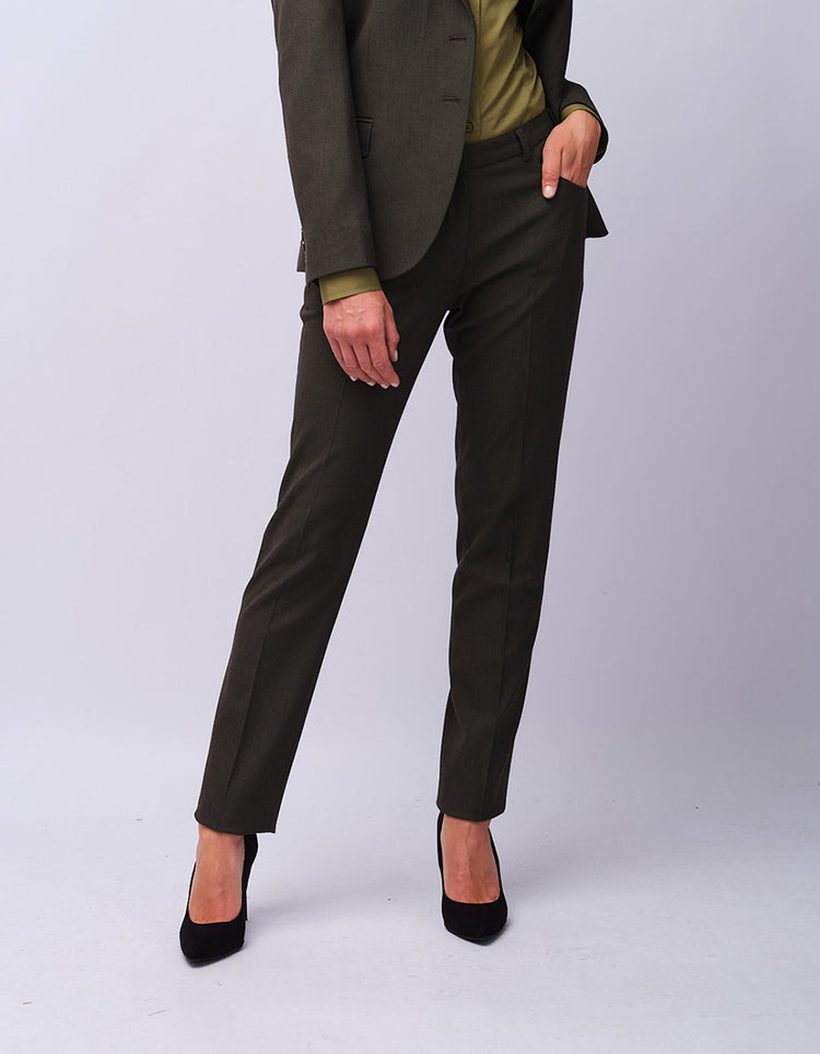 Womens Green Dot Tailored Trouser - Gresham Blake Studios